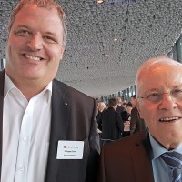 Philippe Durret (Durret Automobiles SA) und Christoph Blocher